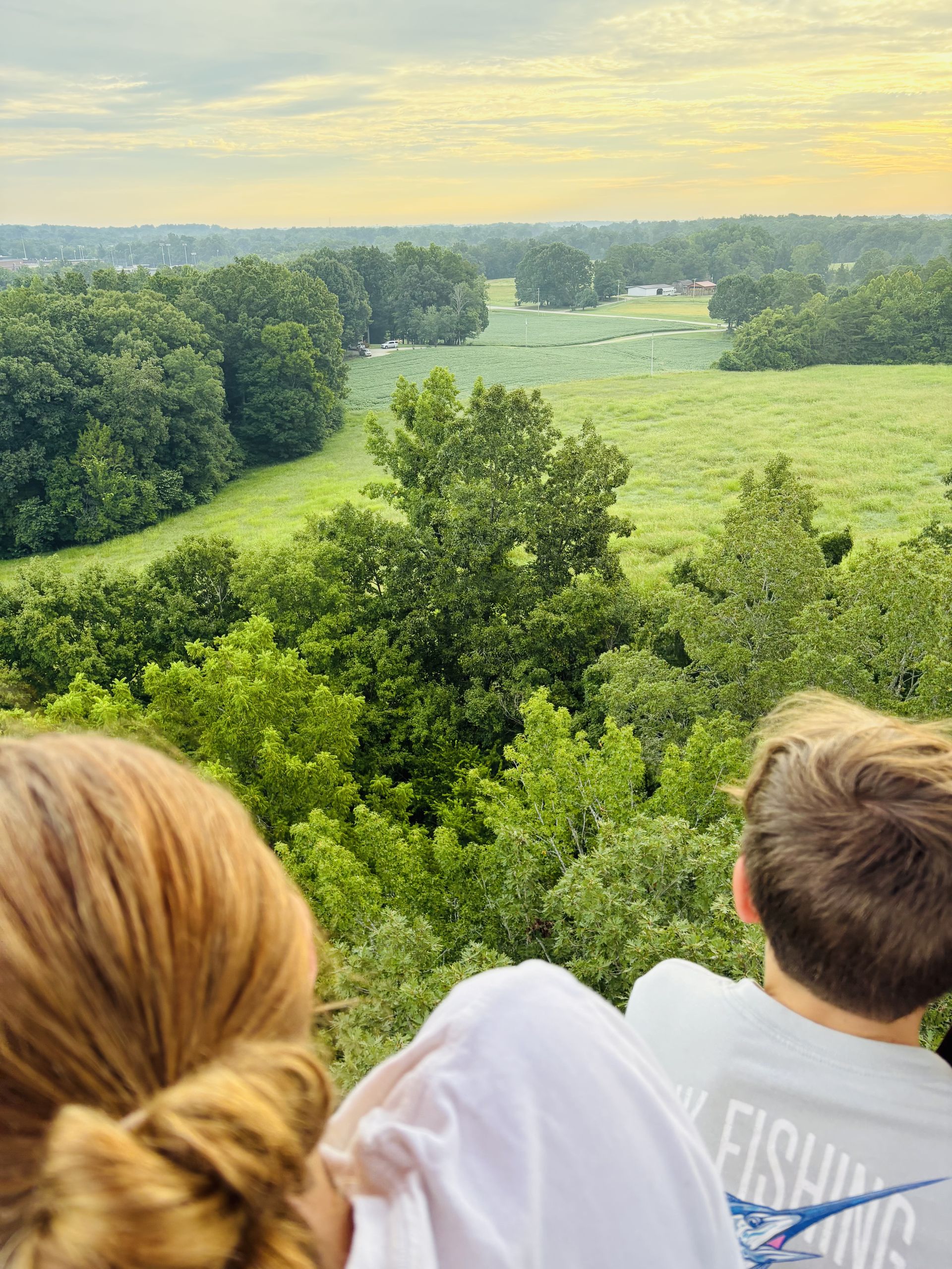 Guests taking in the view together